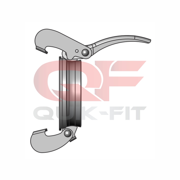 8″ / 194MM Lever Ring Galvanized