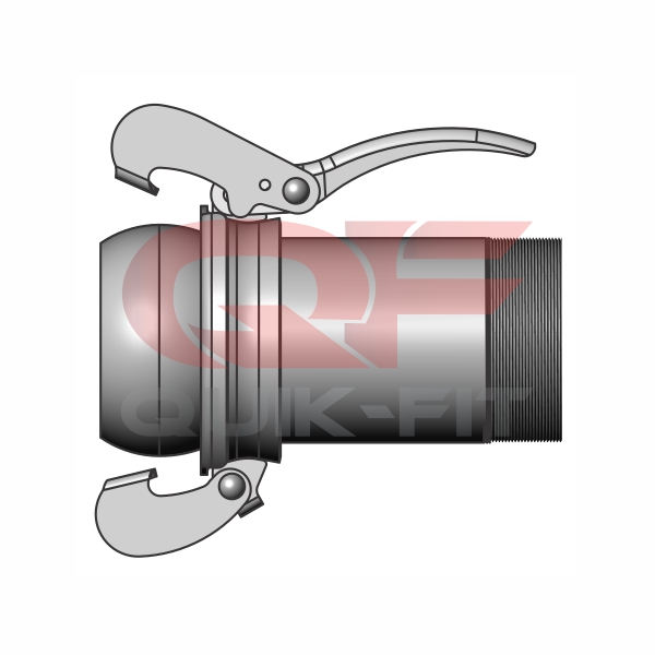 3.5″ / 89MM Male With Threaded End